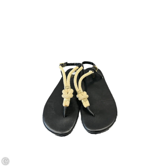 Sandals Flats By Michael By Michael Kors In Black, Size: 10