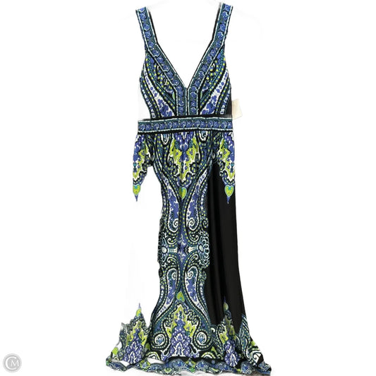Dress Casual Maxi By Inc In Black & Blue, Size: S