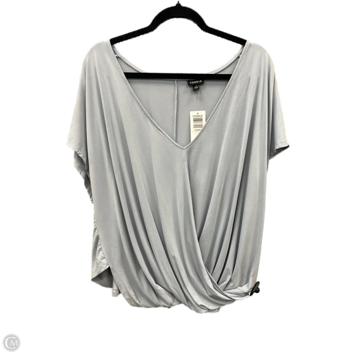 Top Short Sleeve By Torrid In Blue, Size: 3x