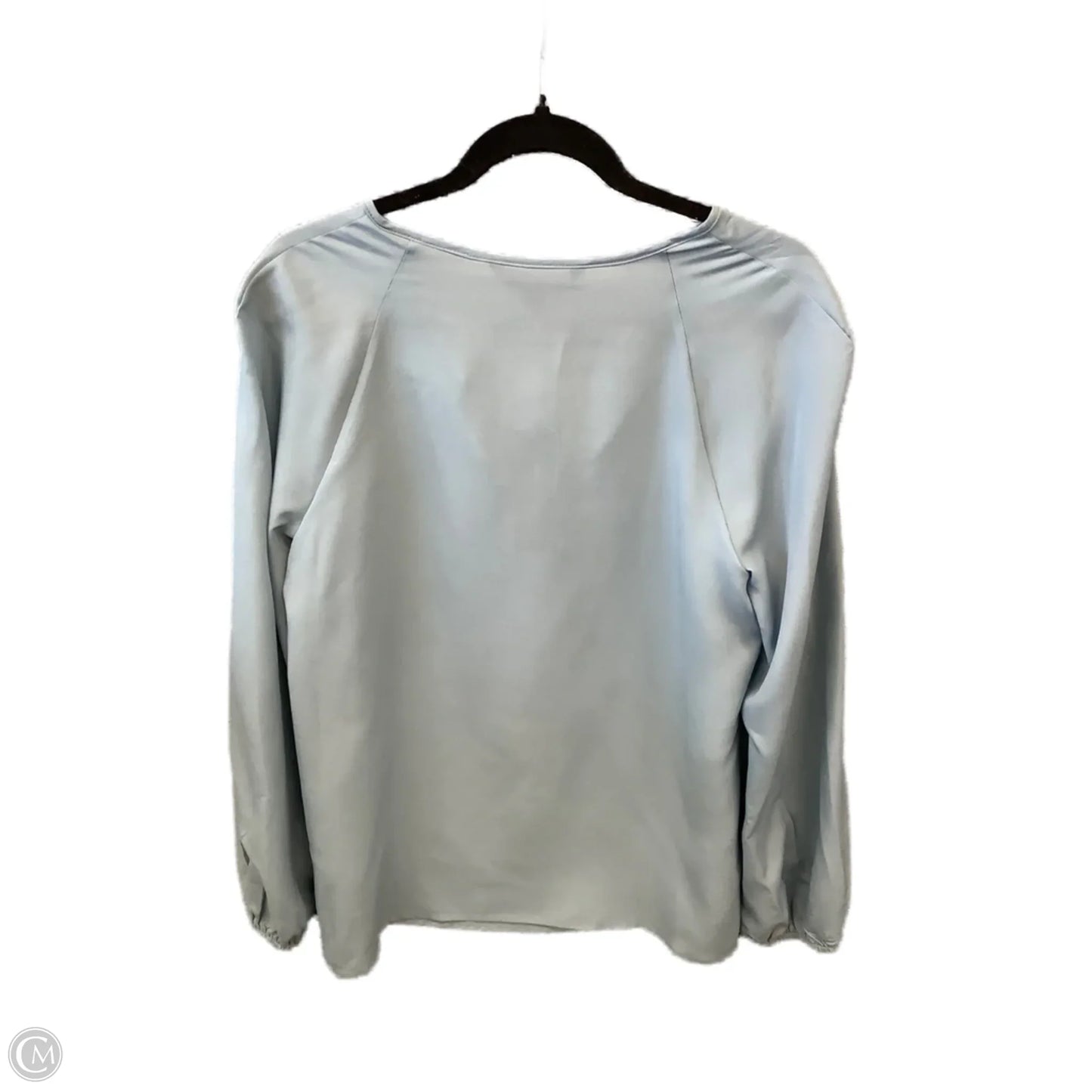 Top Long Sleeve By Bcbg In Blue, Size: M