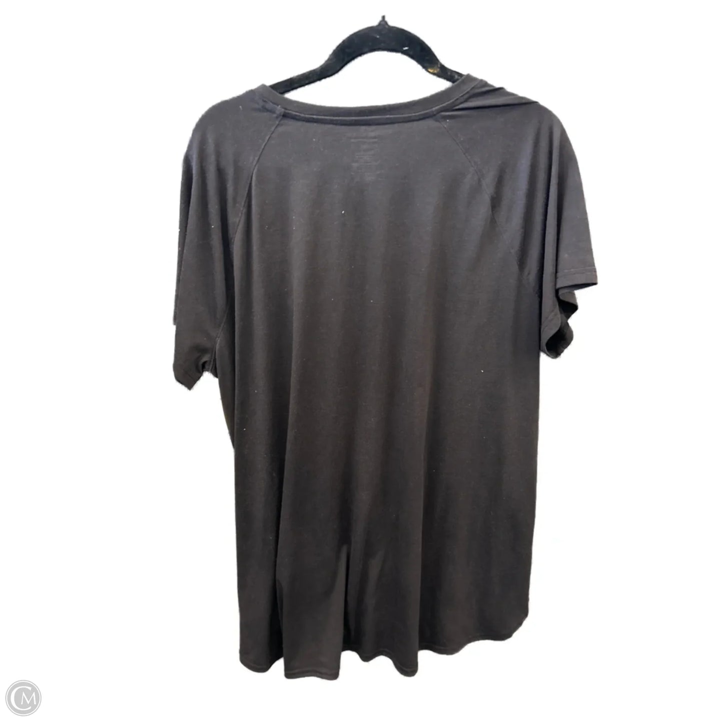 Athletic Top Short Sleeve By Tek Gear In Black, Size: Xxl