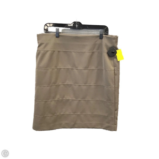 Skirt Midi By Alfani In Brown, Size: 12