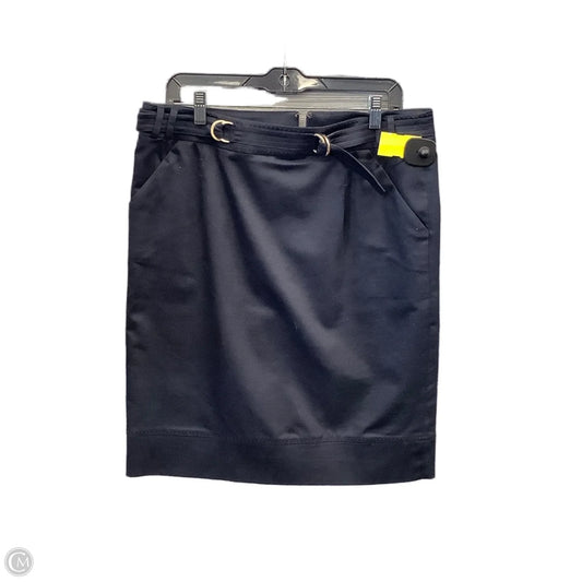 Skirt Midi By Calvin Klein In Navy, Size: 12