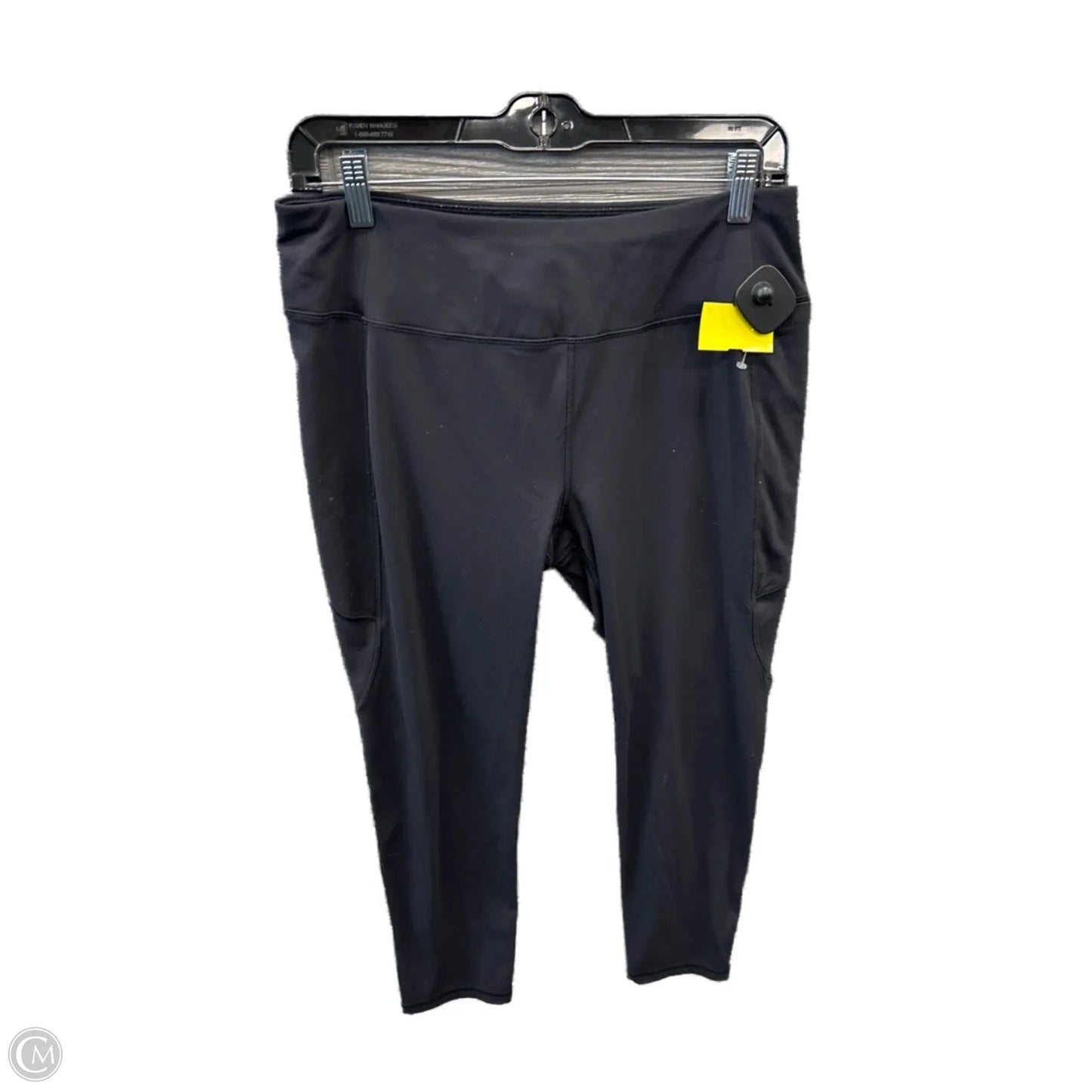 Athletic Leggings Capris By Calia In Black, Size: L