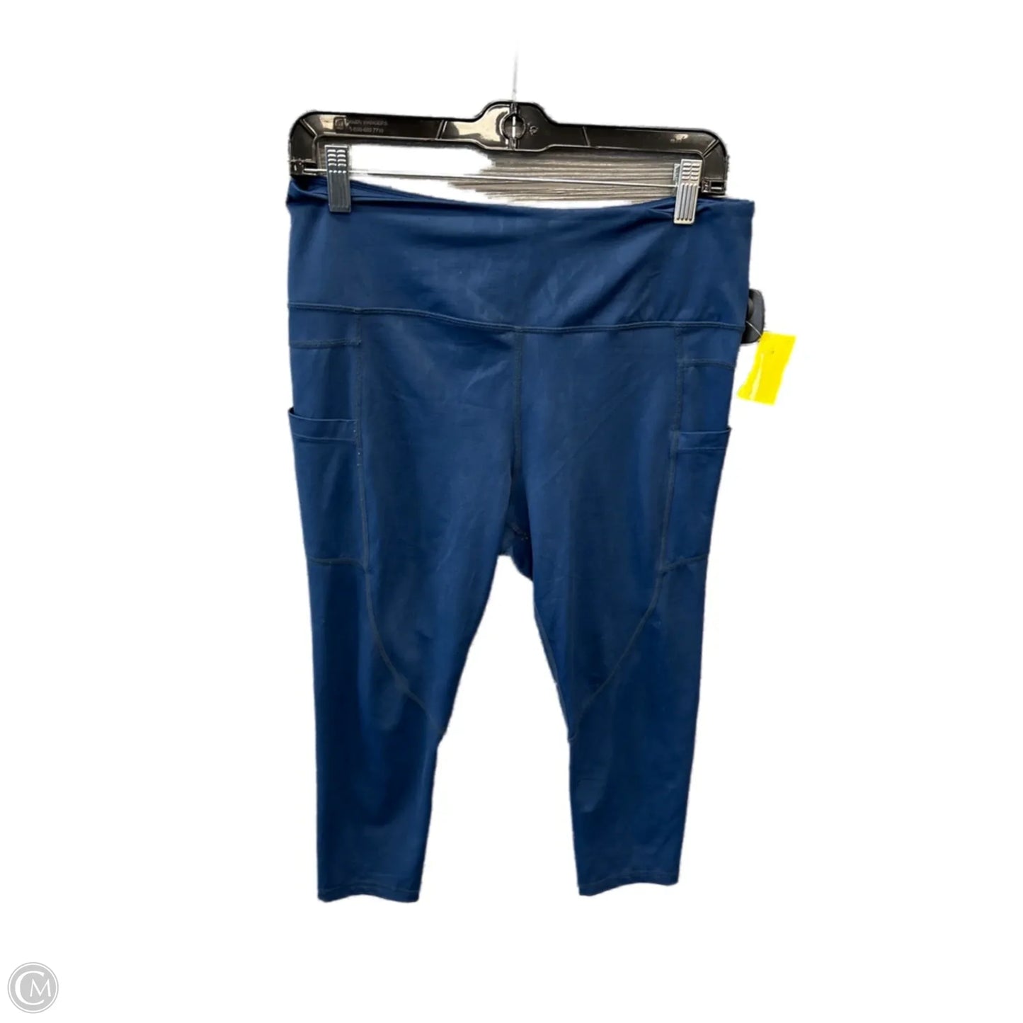 Athletic Leggings Capris By Zyia In Navy, Size: L