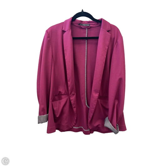 Blazer By Maurices In Maroon, Size: 2x