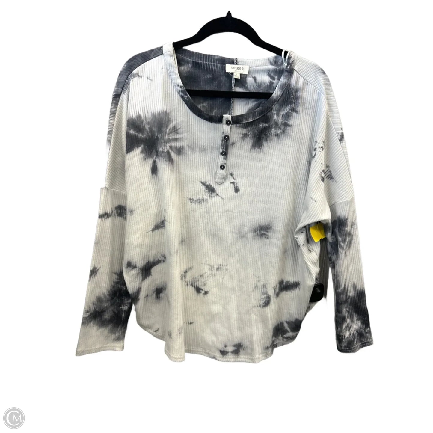Top Long Sleeve By Umgee In Grey, Size: L