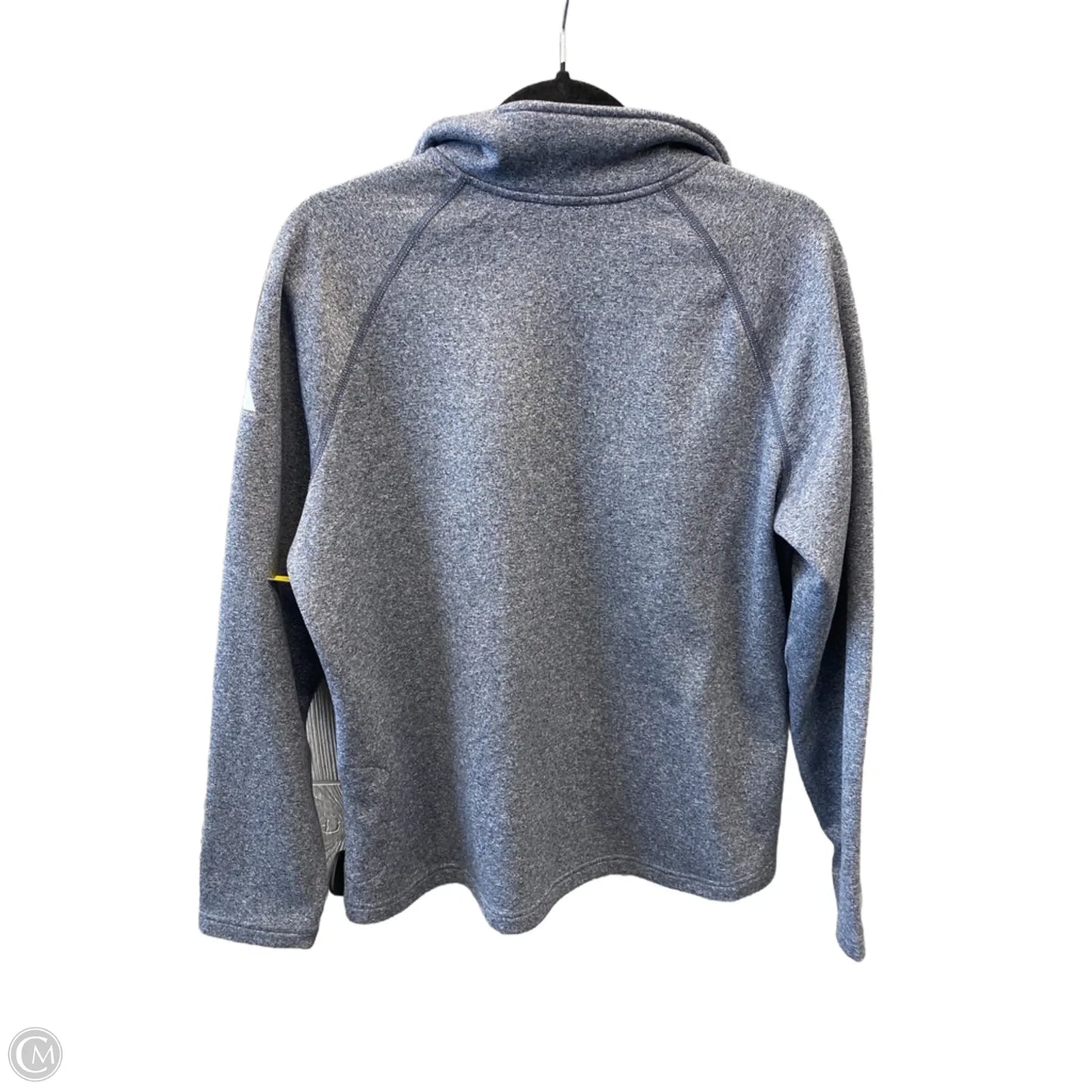 Athletic Top Long Sleeve Collar By Eddie Bauer In Blue, Size: Xl