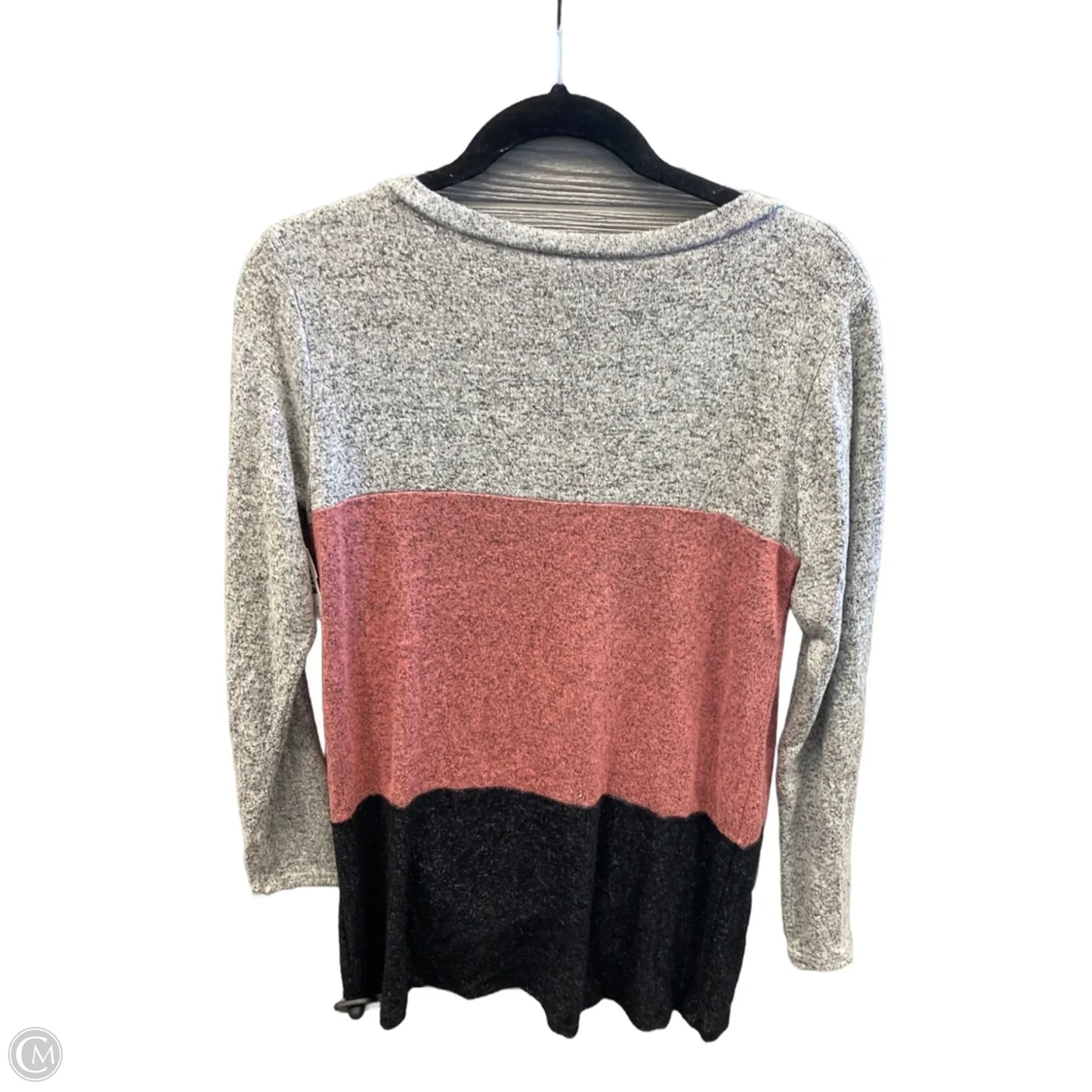 Top Long Sleeve By Clothes Mentor In Grey, Size: S
