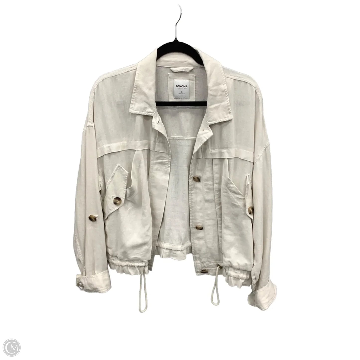 Jacket Other By Sonoma In Cream, Size: L