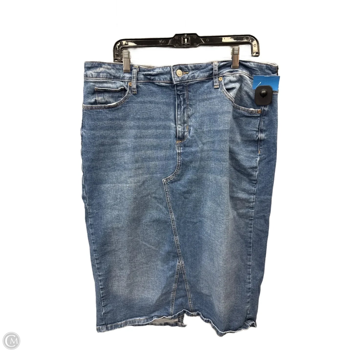 Skirt Midi By Sonoma In Blue Denim, Size: 16