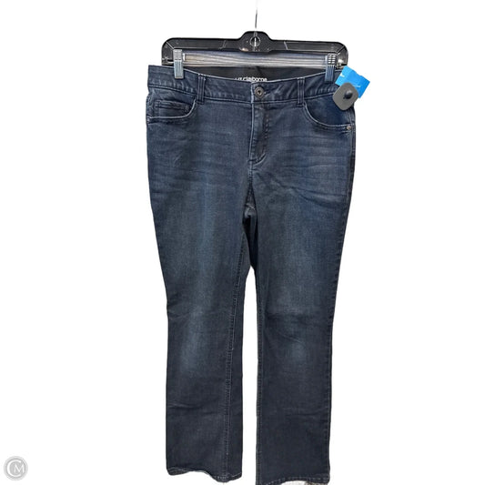 Jeans Wide Leg By Liz Claiborne In Blue Denim, Size: 8