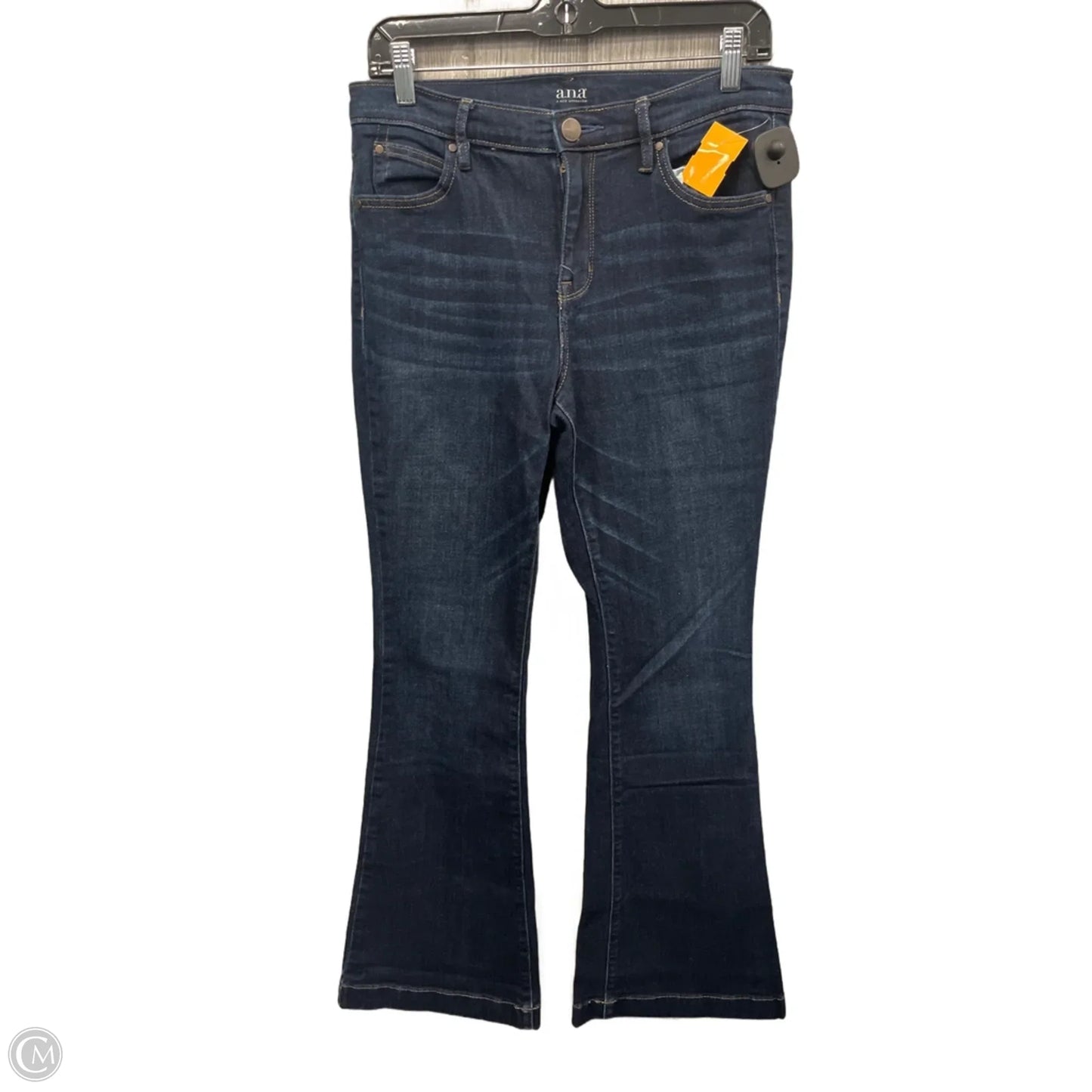 Jeans Flared By Ana In Blue Denim, Size: 8