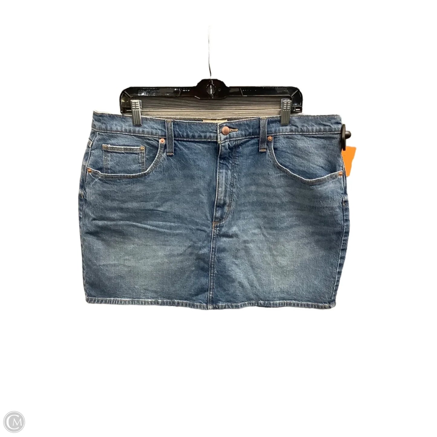 Skirt Mini & Short By Universal Thread In Blue Denim, Size: 18