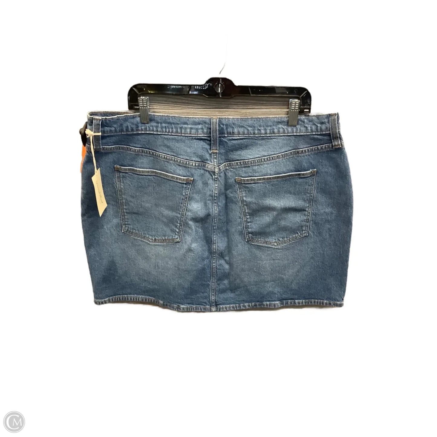 Skirt Mini & Short By Universal Thread In Blue Denim, Size: 18