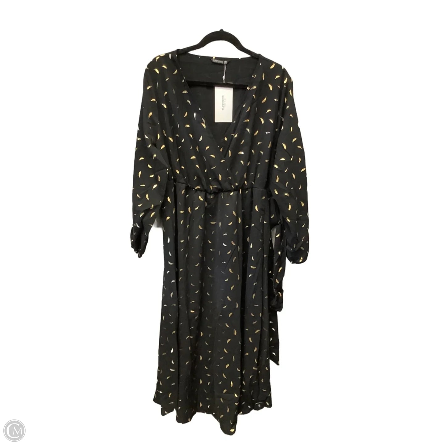 Dress Casual Maxi By Bloomchic In Black, Size: Xl