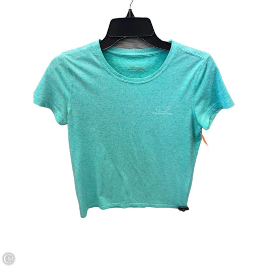 Top Short Sleeve By Vineyard Vines In Green, Size: S