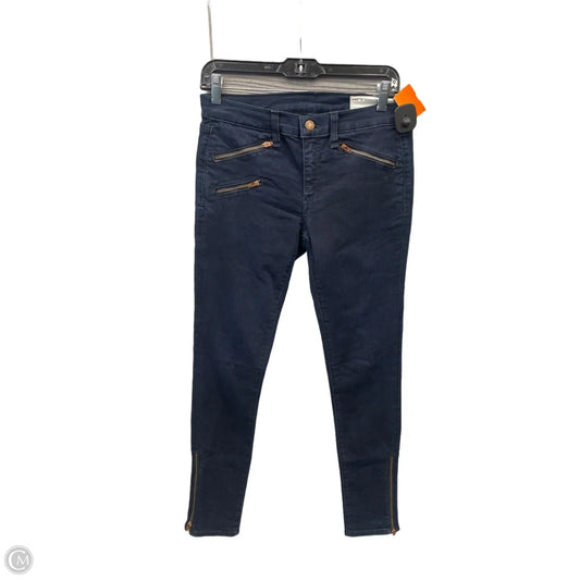 Jeans Skinny By Rag And Bone In Blue Denim, Size: 6