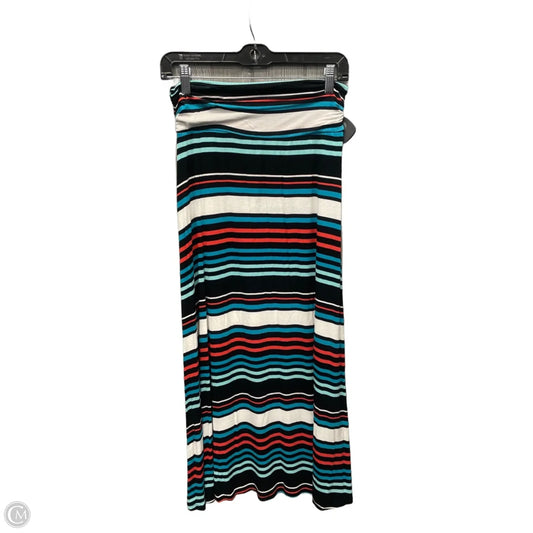 Skirt Maxi By Merona In Striped Pattern, Size: S