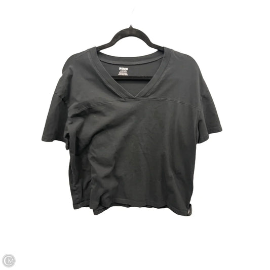 Top Short Sleeve By Pink In Black, Size: S