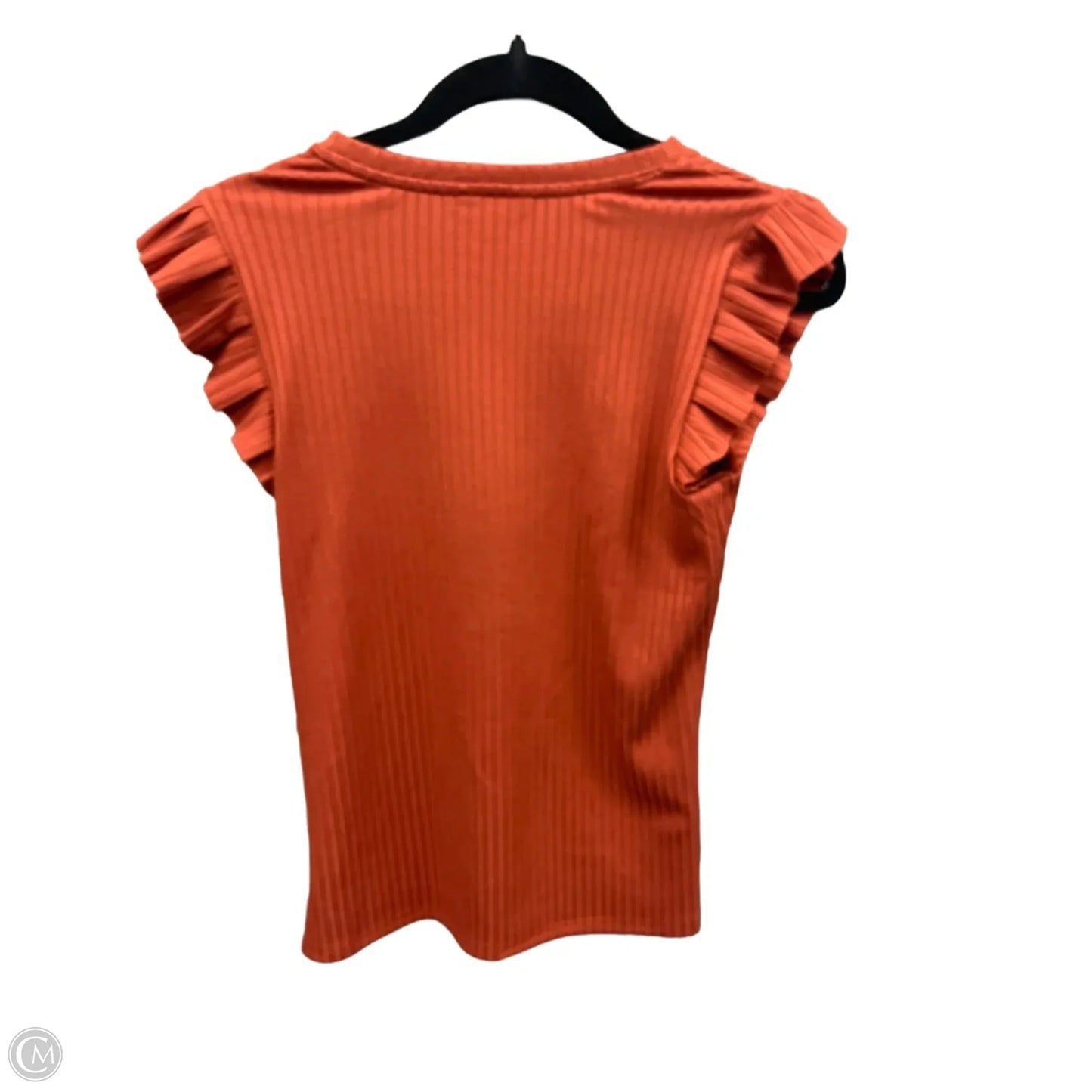 Top Sleeveless By Time And Tru In Orange, Size: Xs