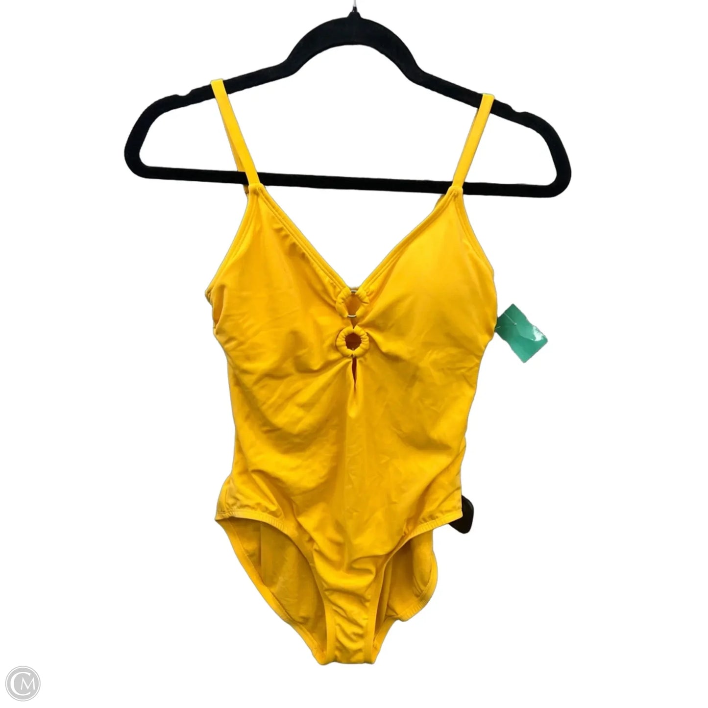 Swimsuit By Time And Tru In Yellow, Size: M