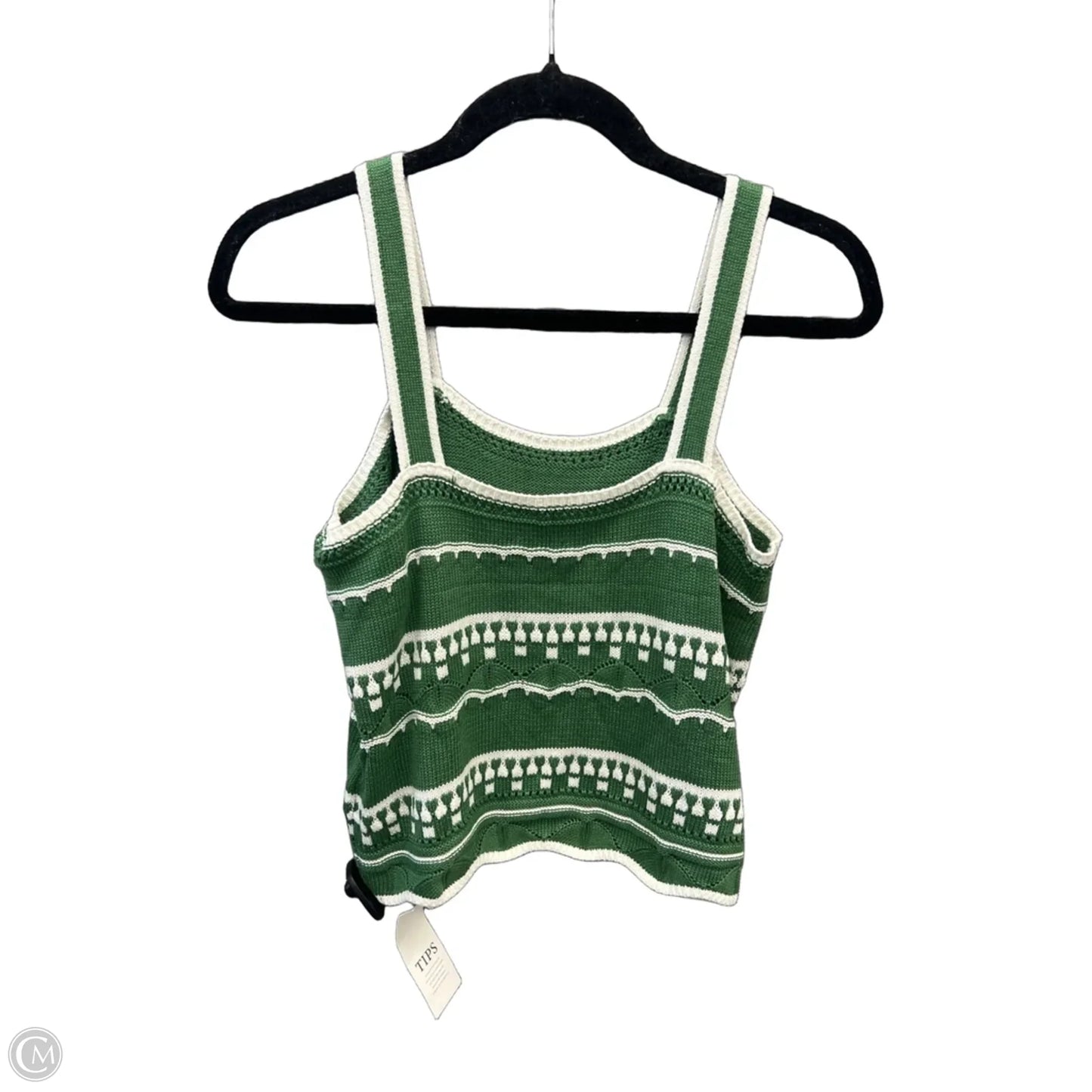 Top Sleeveless By Clothes Mentor In Green, Size: S