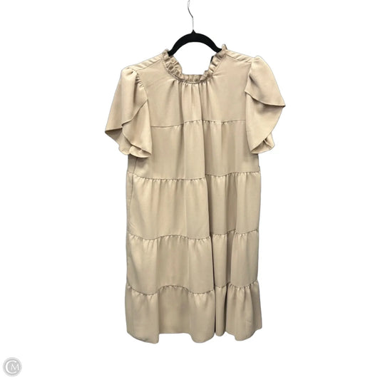 Dress Casual Short By Cmf In Tan, Size: L