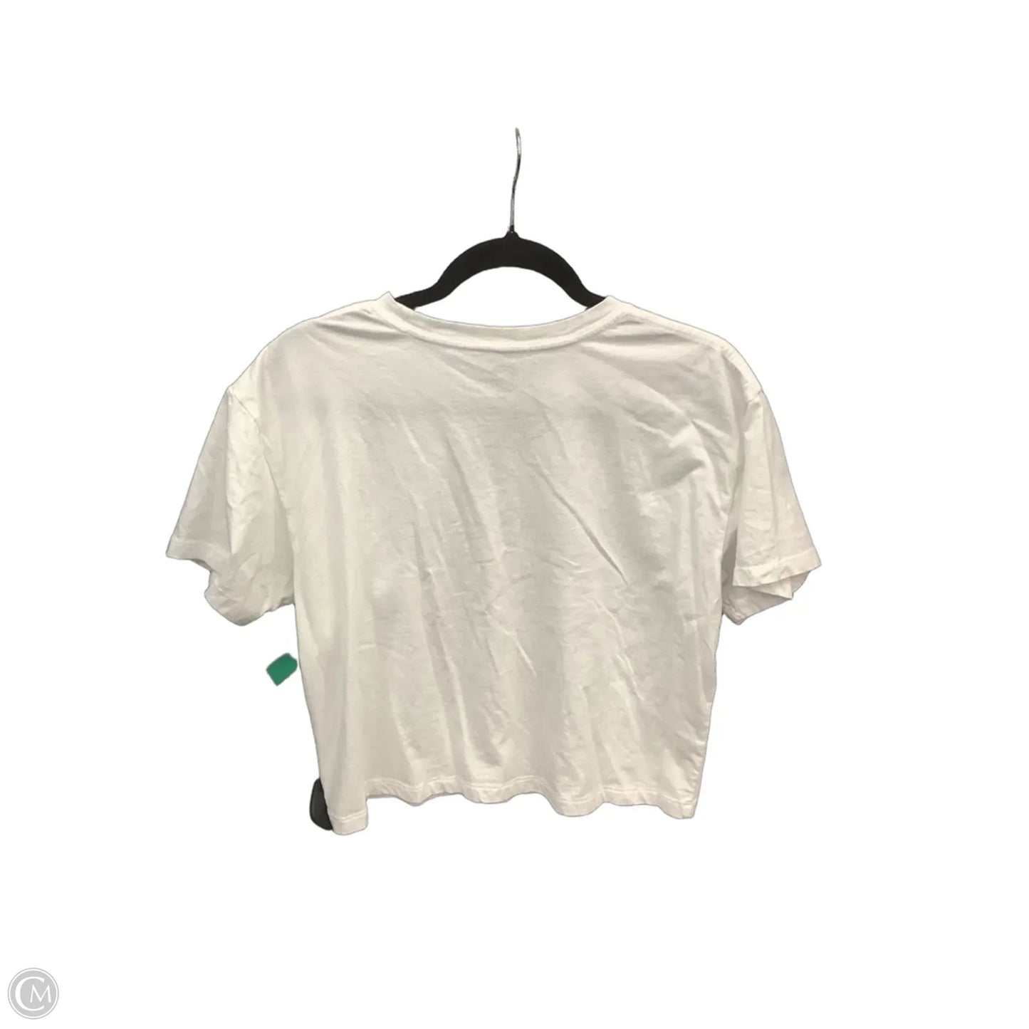 Top Short Sleeve By Clothes Mentor In White, Size: L