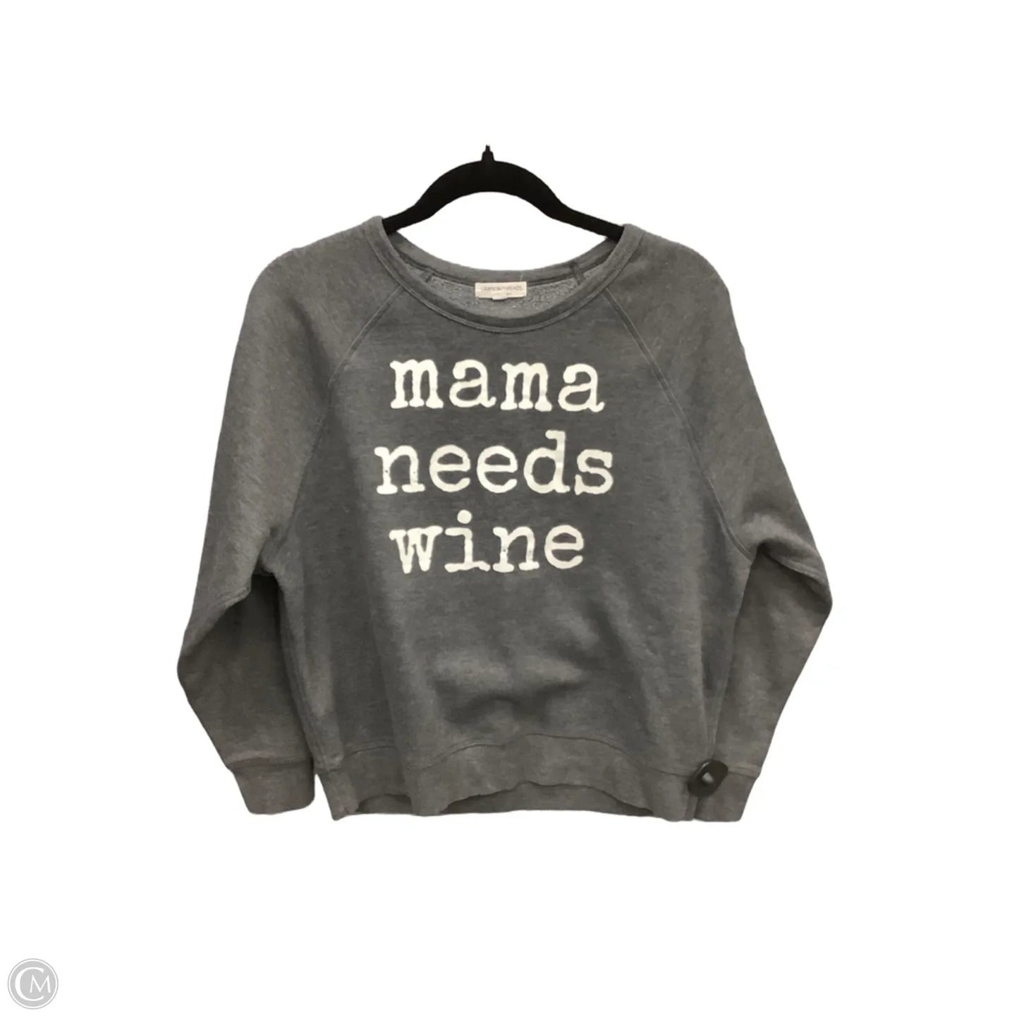 Sweatshirt Crewneck By Grayson Threads In Grey, Size: M