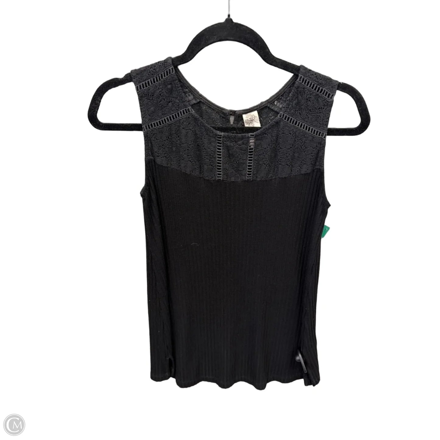 Top Sleeveless By Aventura In Black, Size: S