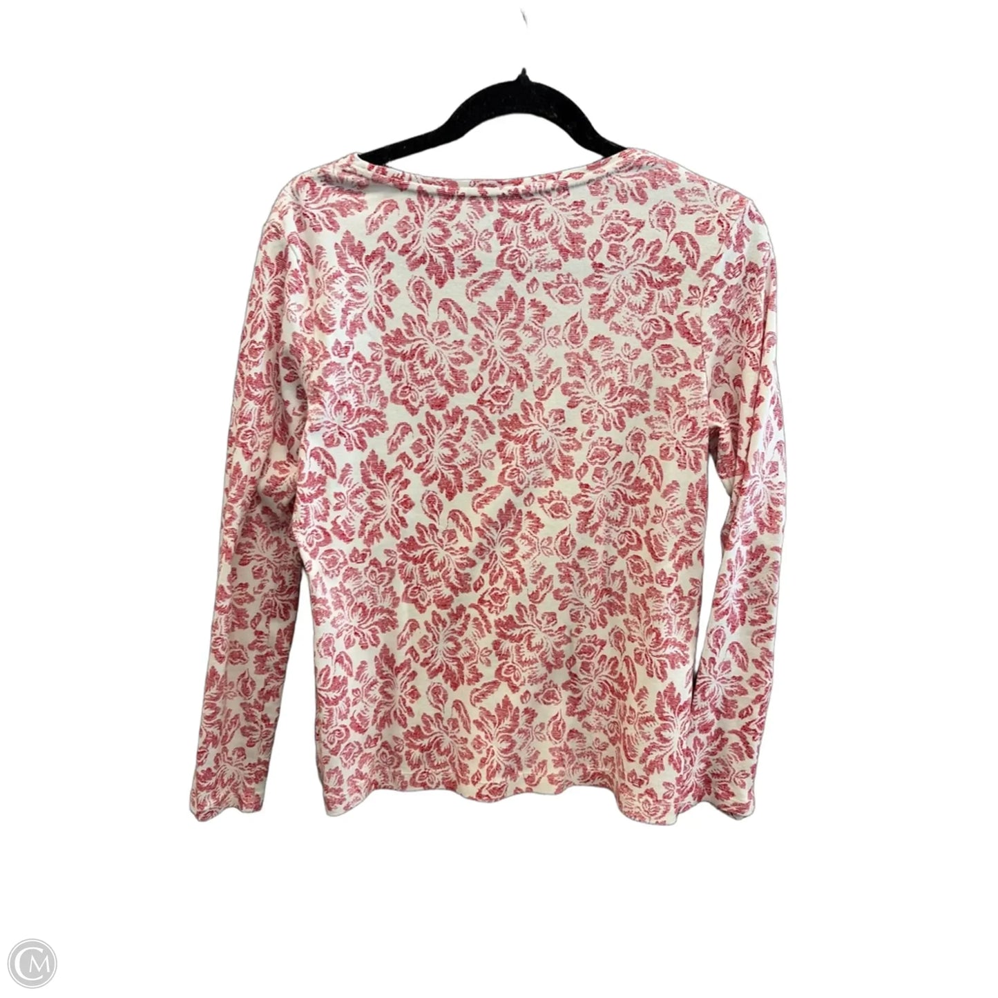 Top Long Sleeve By Croft And Barrow In Red, Size: Sp