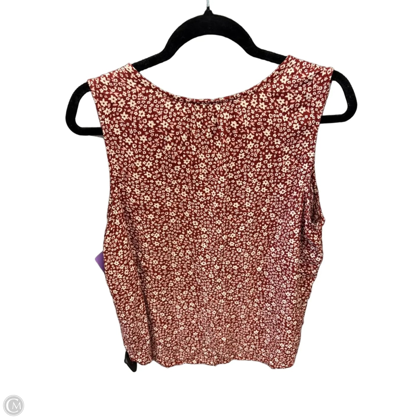 Top Sleeveless By Sonoma In Brown, Size: Xl