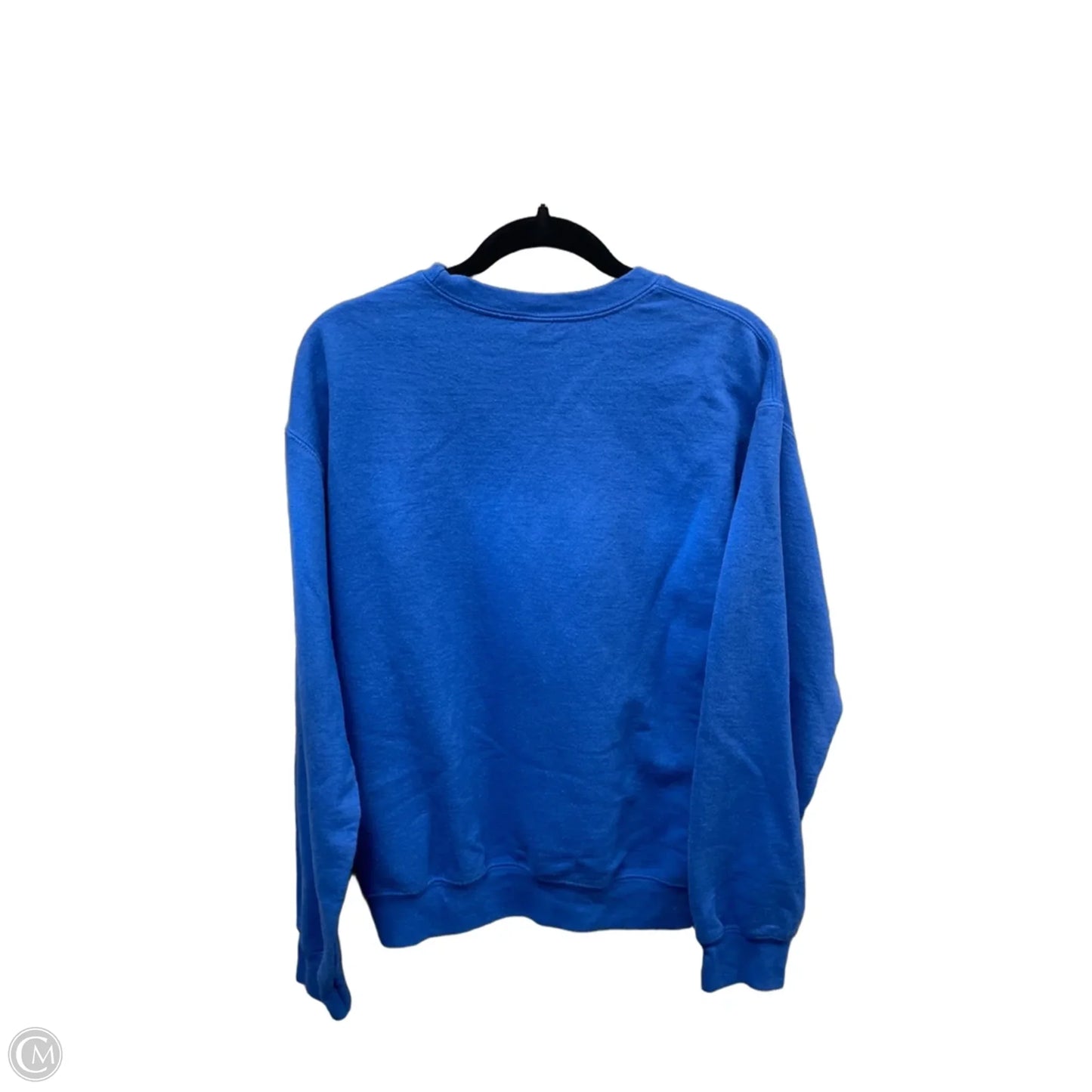Sweatshirt Crewneck By Gildan In Blue, Size: M