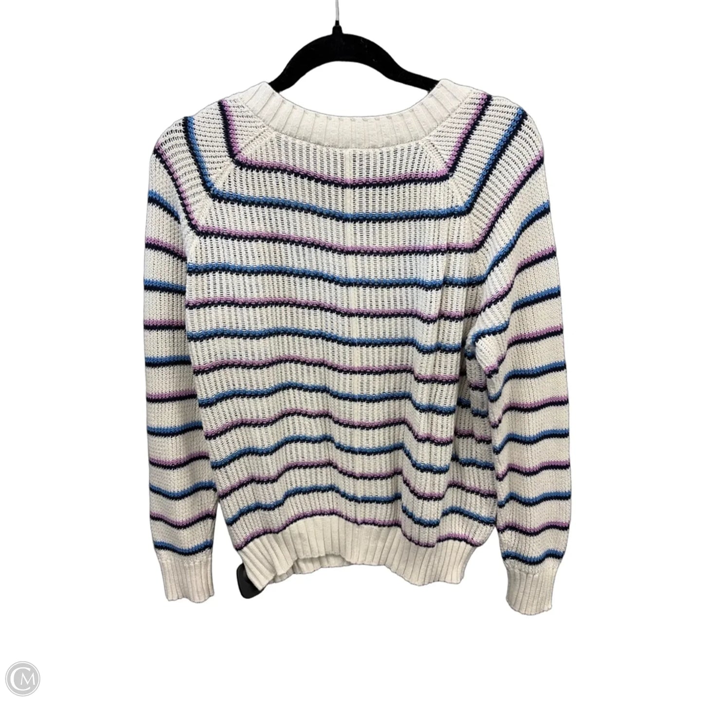 Sweater By Loft In White, Size: L