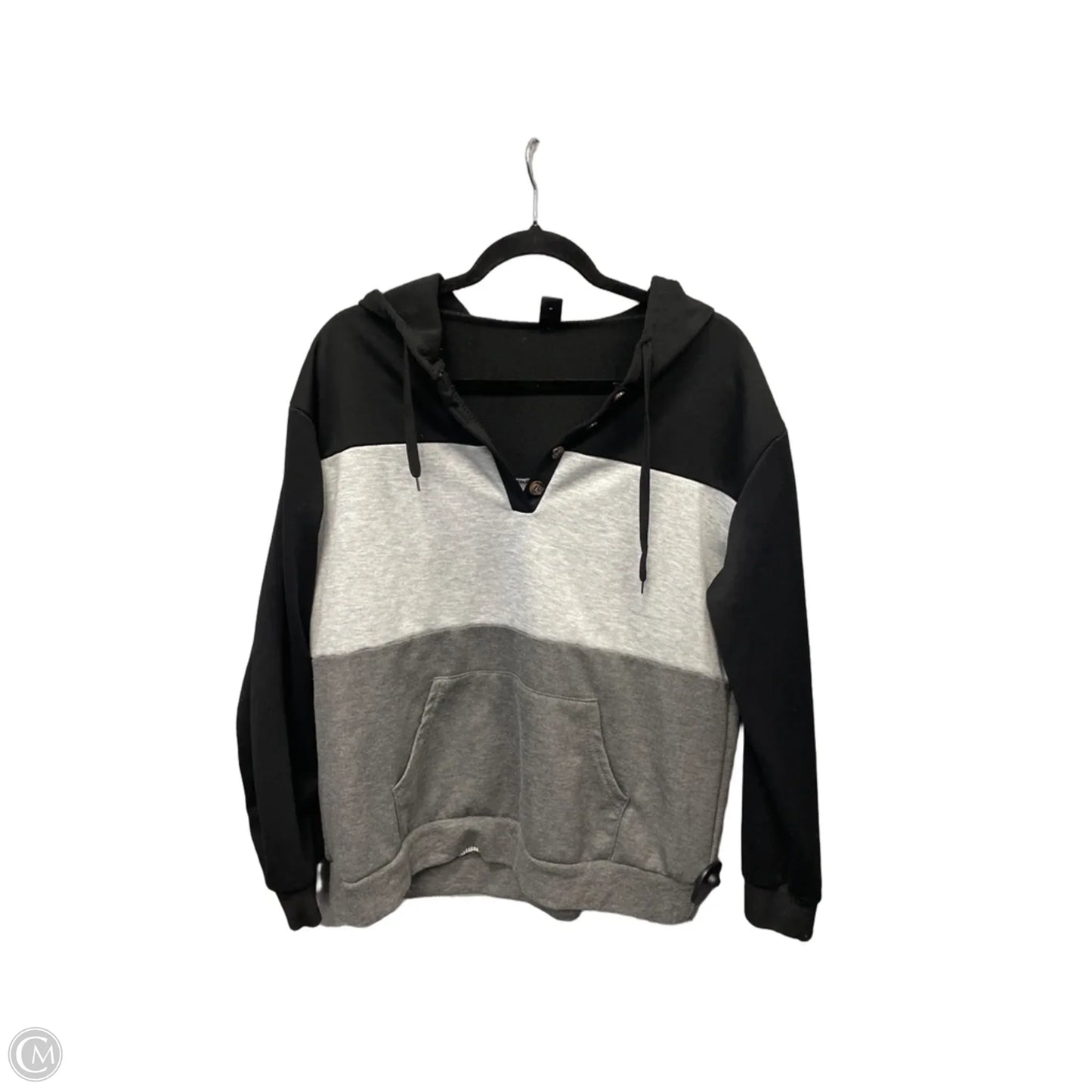 Top Long Sleeve By Shein In Black, Size: L