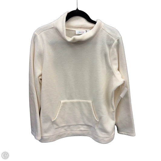 Sweatshirt Collar By D&co. In White, Size: L
