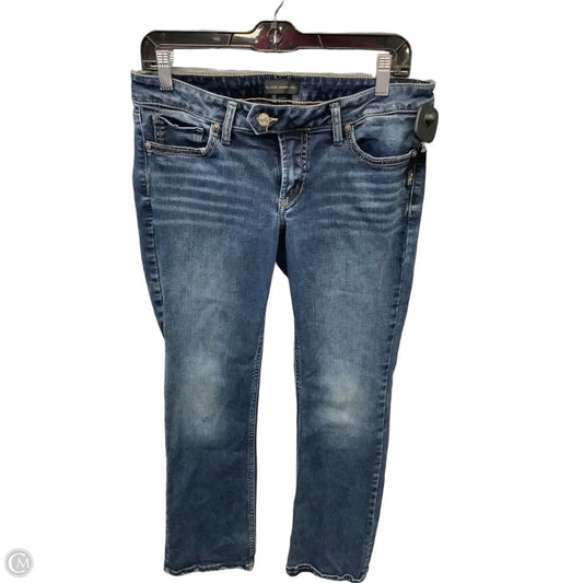 Jeans Boot Cut By Silver In Blue Denim, Size: 10