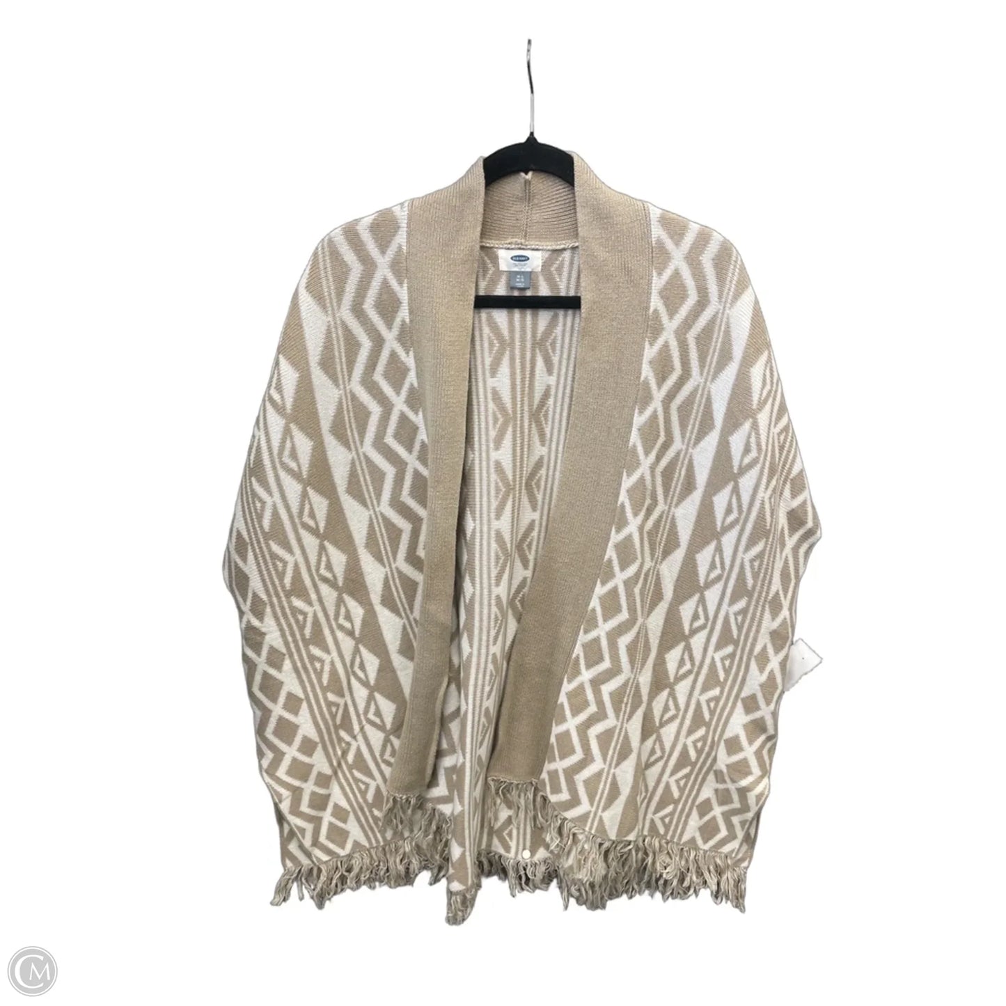 Sweater Cardigan By Old Navy In Tan, Size: L