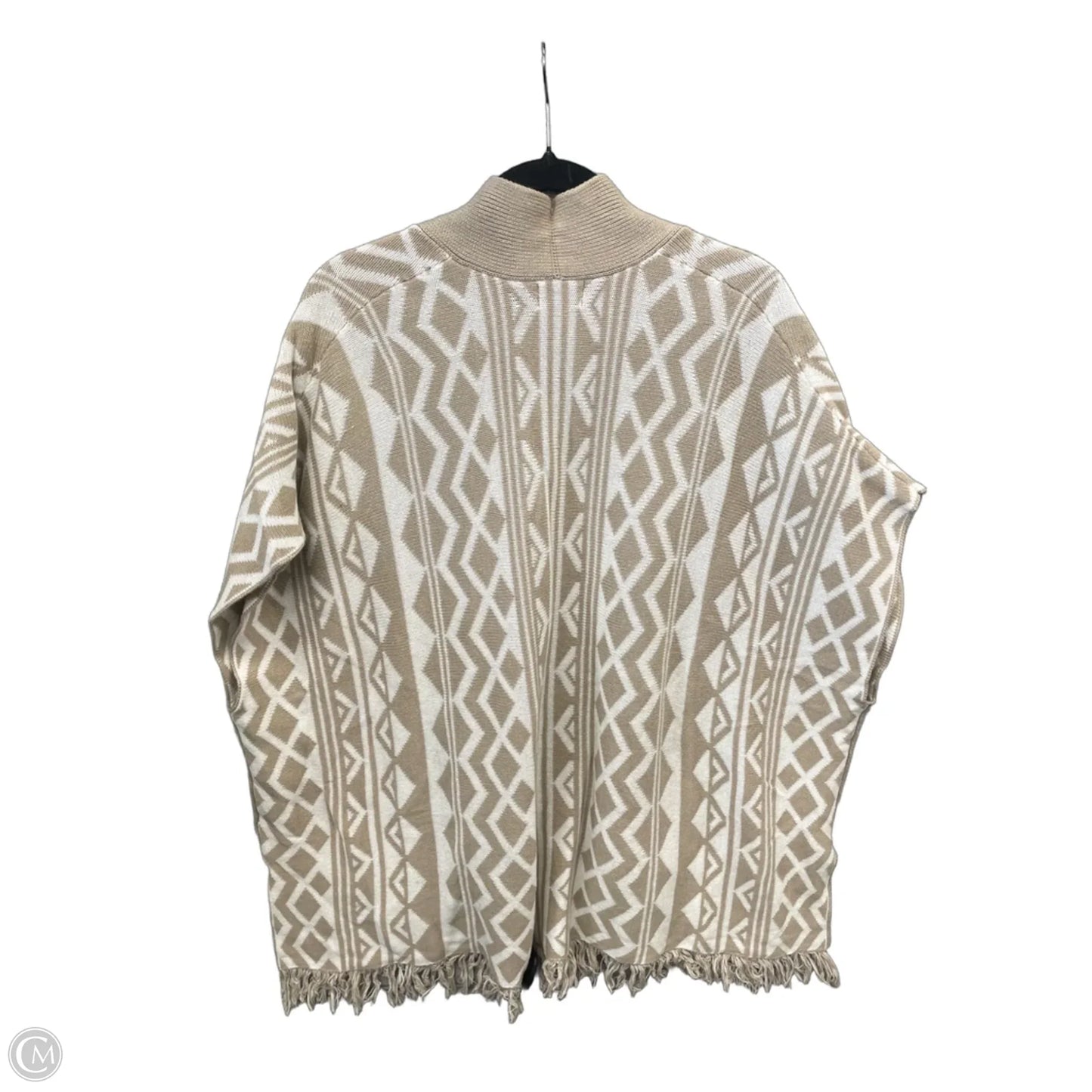 Sweater Cardigan By Old Navy In Tan, Size: L