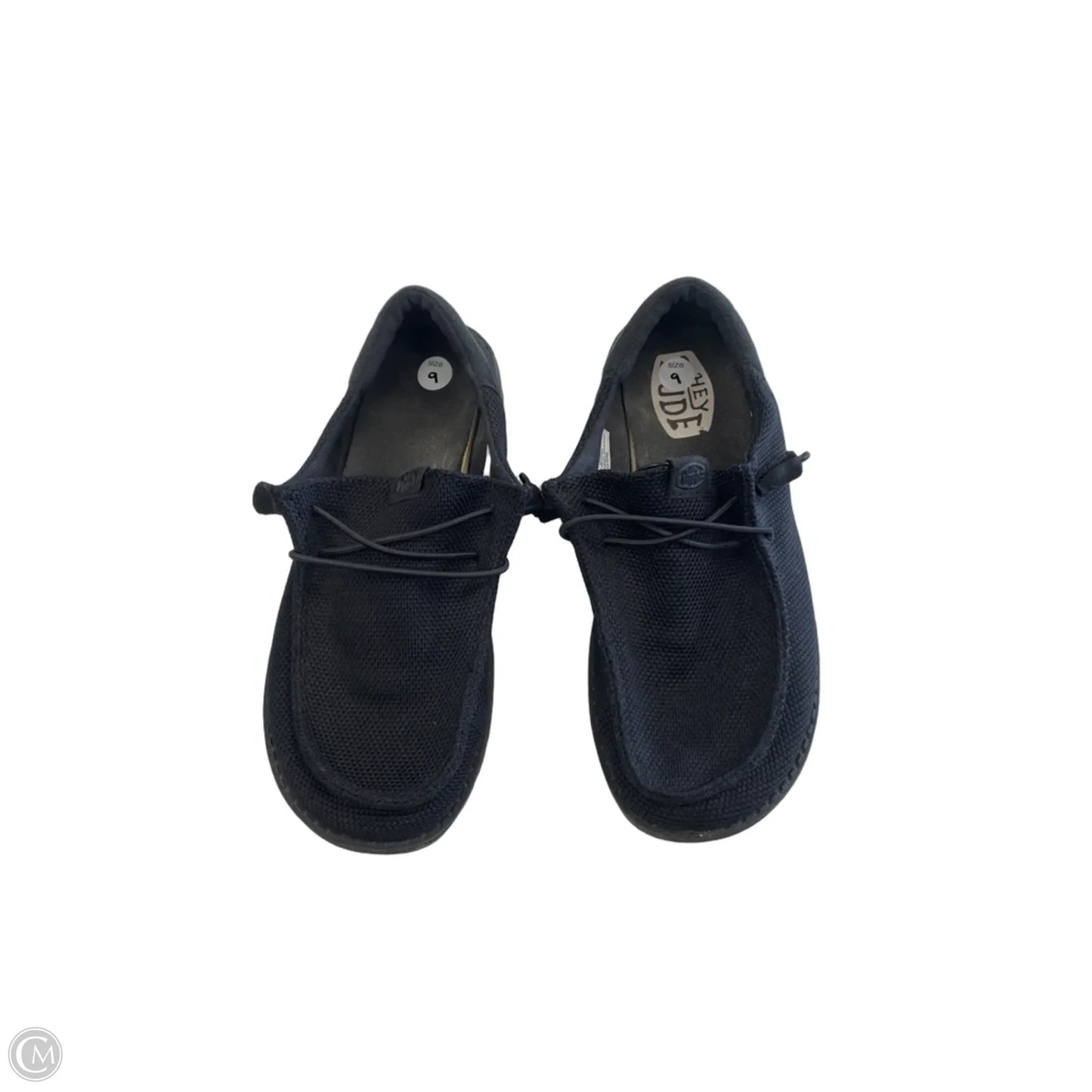Shoes Sneakers By Hey Dude In Black, Size: 9