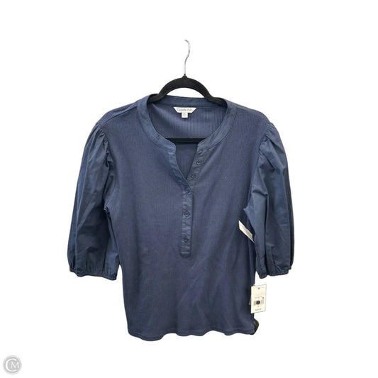 Top 3/4 Sleeve By Ophelia Roe In Navy, Size: Xl