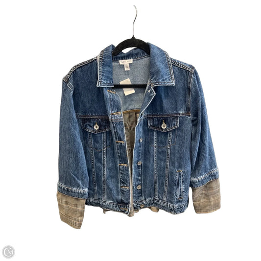 Jacket Denim By Tribal In Blue Denim, Size: S