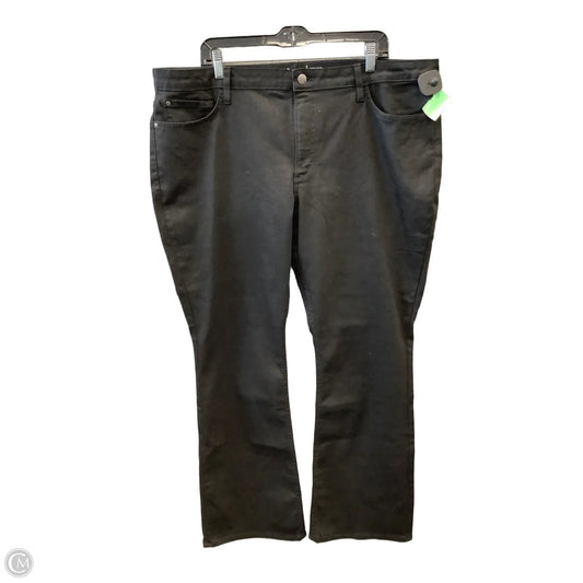 Jeans Boot Cut By Lee In Black, Size: 22