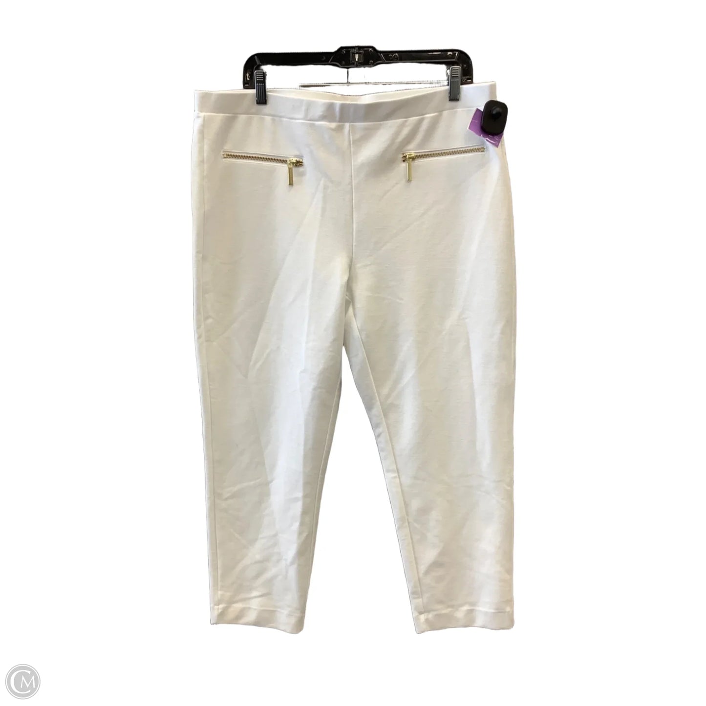 Pants Leggings By Michael By Michael Kors In White, Size: Xl