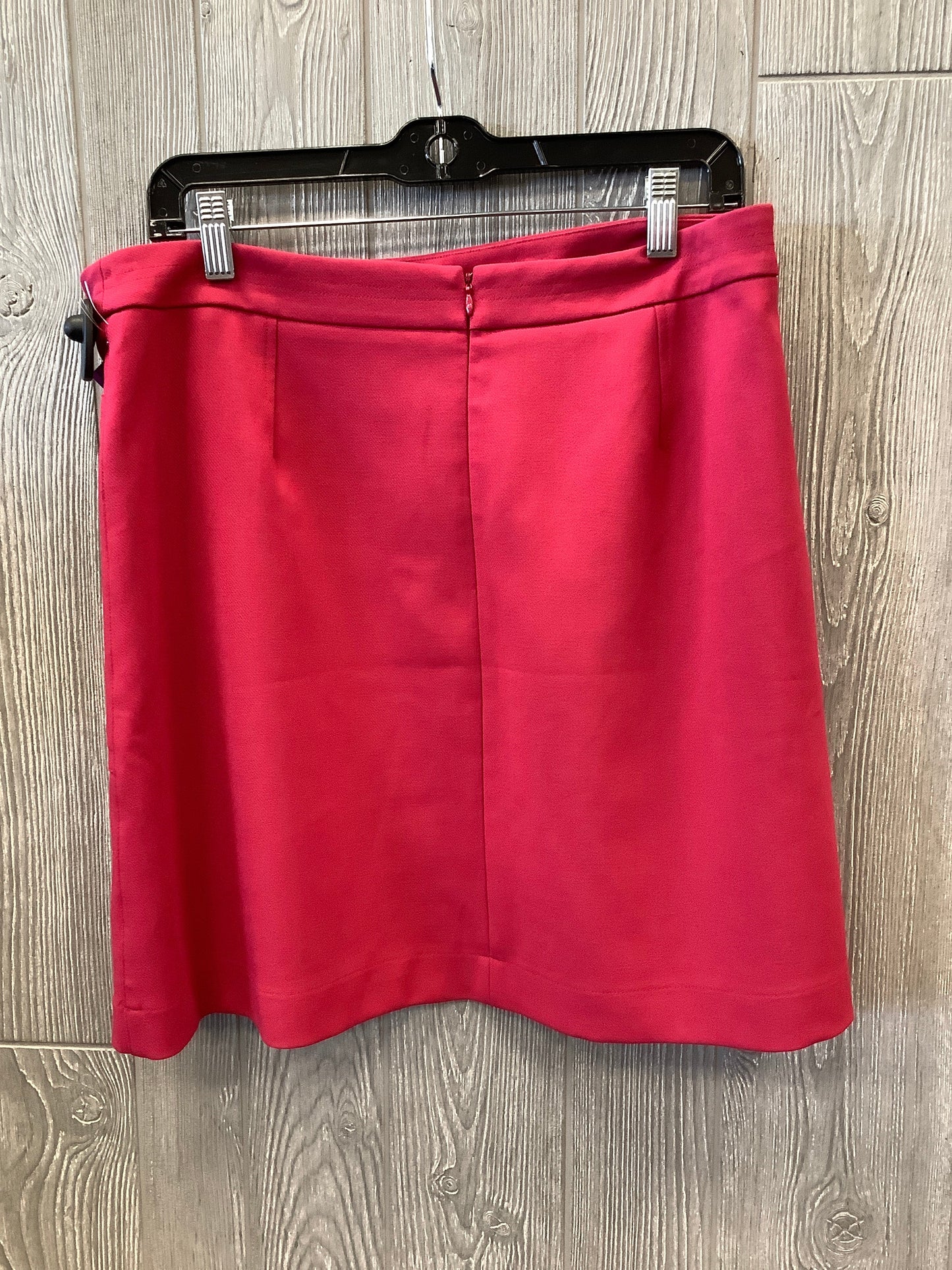 Skirt Midi By Loft In Red, Size: 12