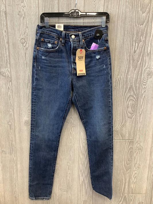 Blue Denim Jeans Skinny Levis, Size 2