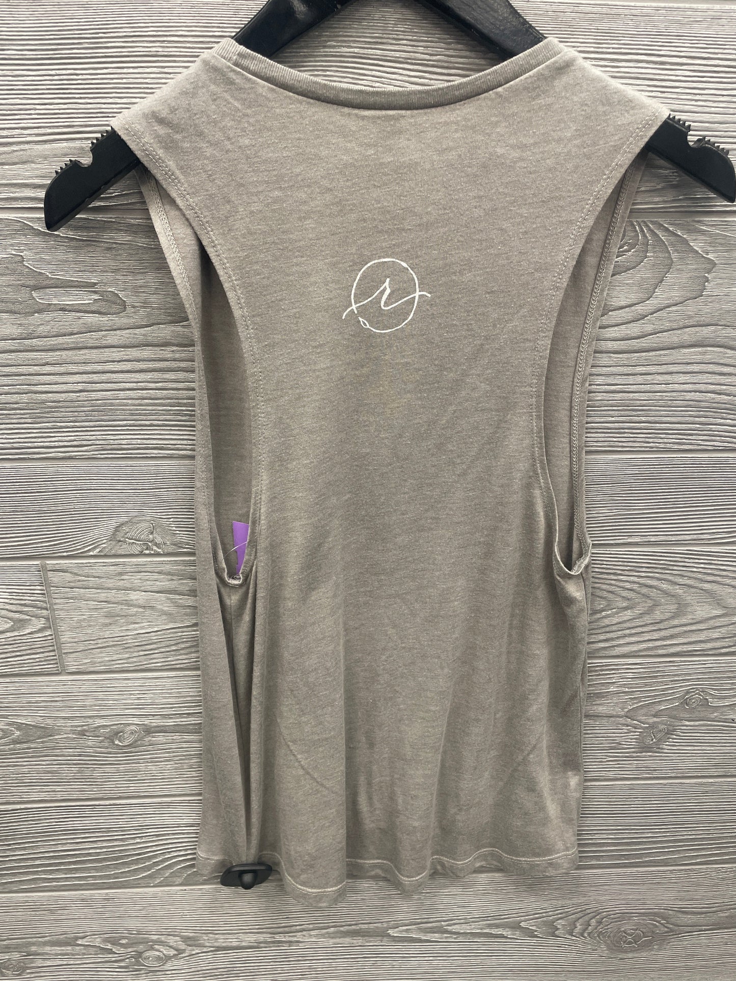 Athletic Tank Top By Bella + Canvas In Grey, Size: S