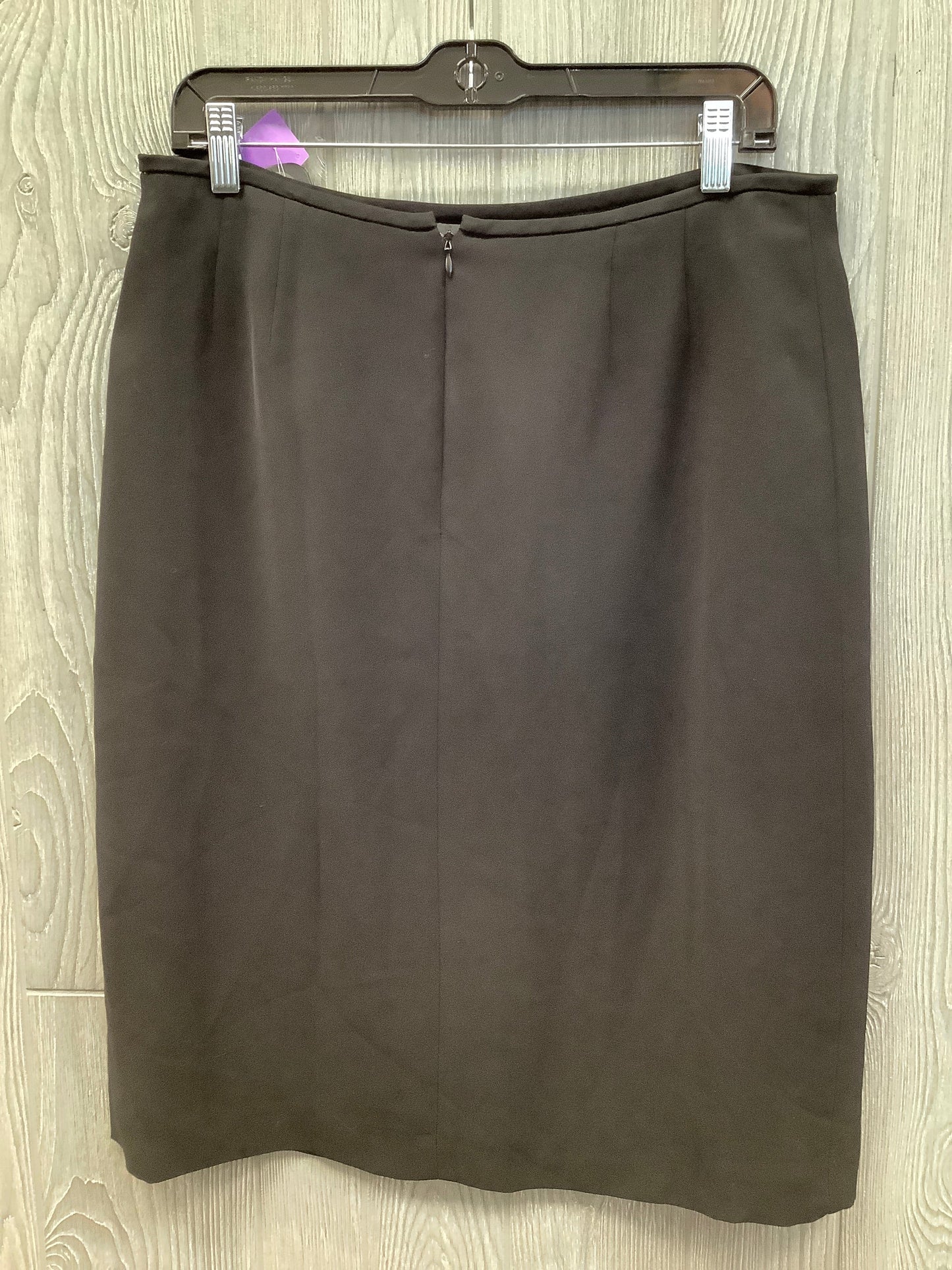 Skirt Midi By Kasper In Black, Size: 14