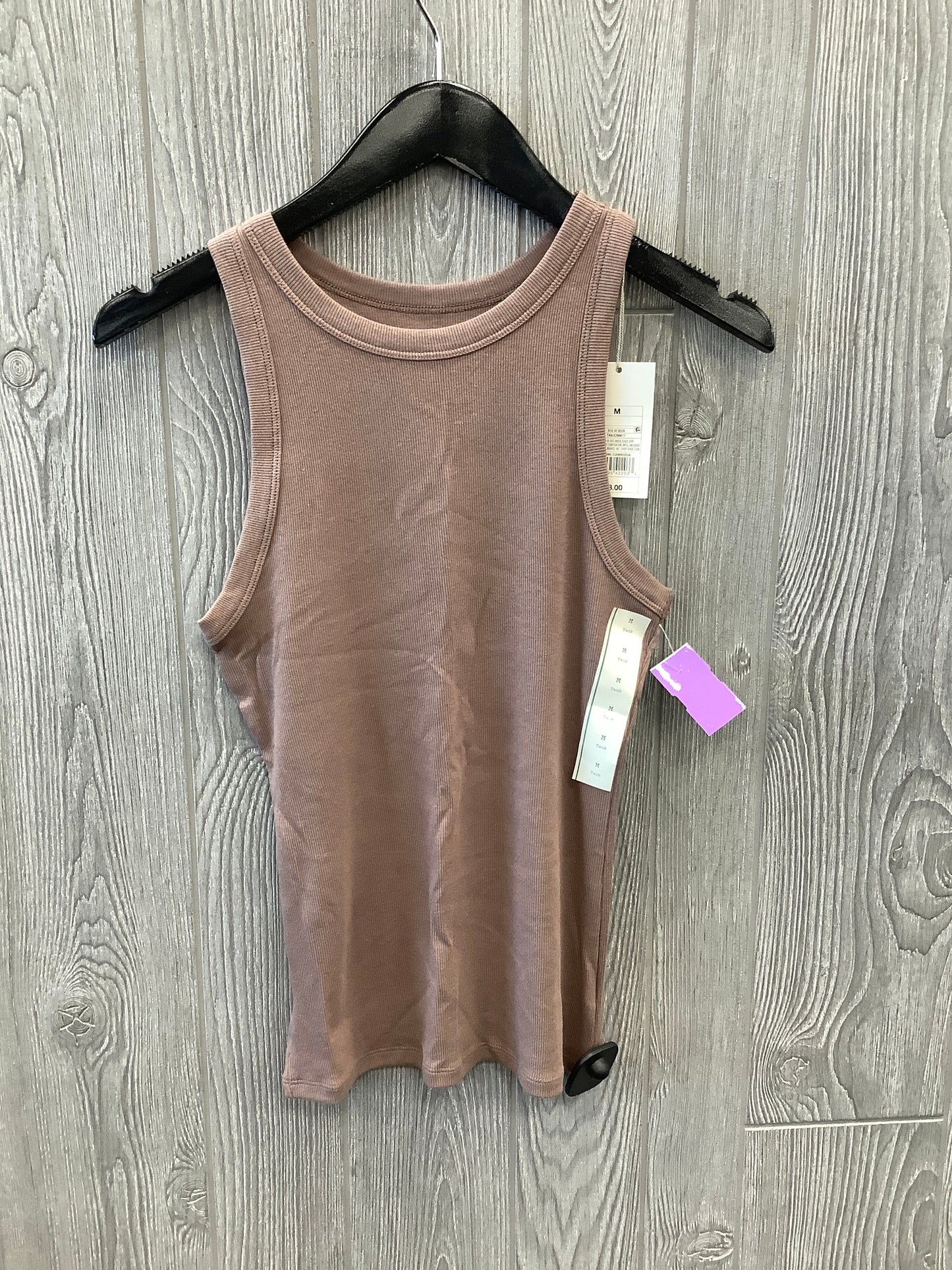 Brown Top Sleeveless A New Day, Size M